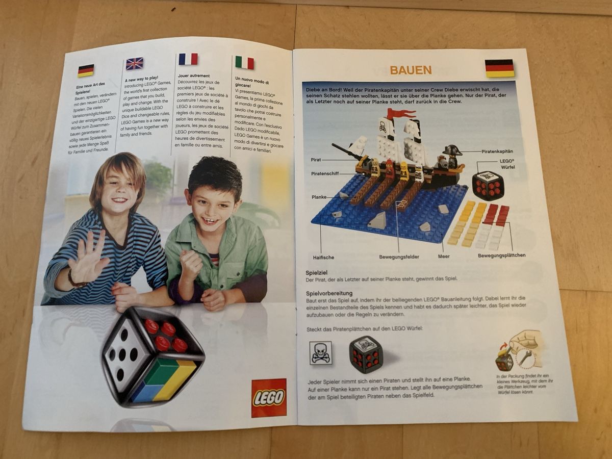 Giochi: LEGO Pirate Plank 3848 Gesellschaftsspiel – Usato da Basel venduto da Bonzito43 5