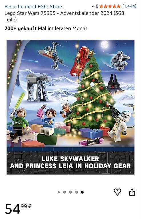 Calendriers: Lego Starwars Adventskalender  – Neuf avec emballage d'origine à Niederhünigen par cmo_7wqr 1