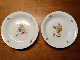 2 Teller Kindermotive Suppenteller Bavaria