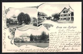 Rychigen, Schloss, Strassenpartien im Or