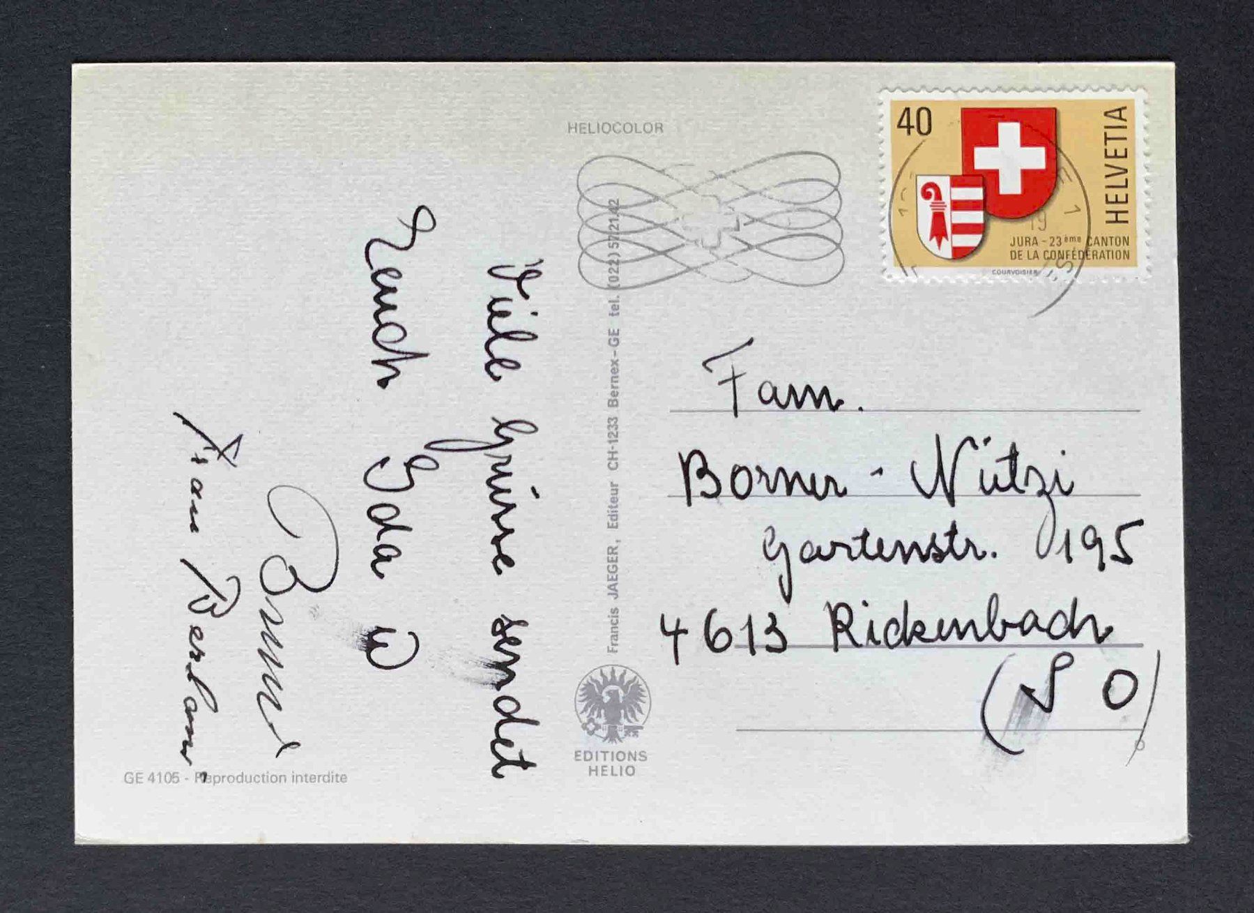 Cartoline postali: AK Geneve – Usato da Goldau venduto da artelier1 1
