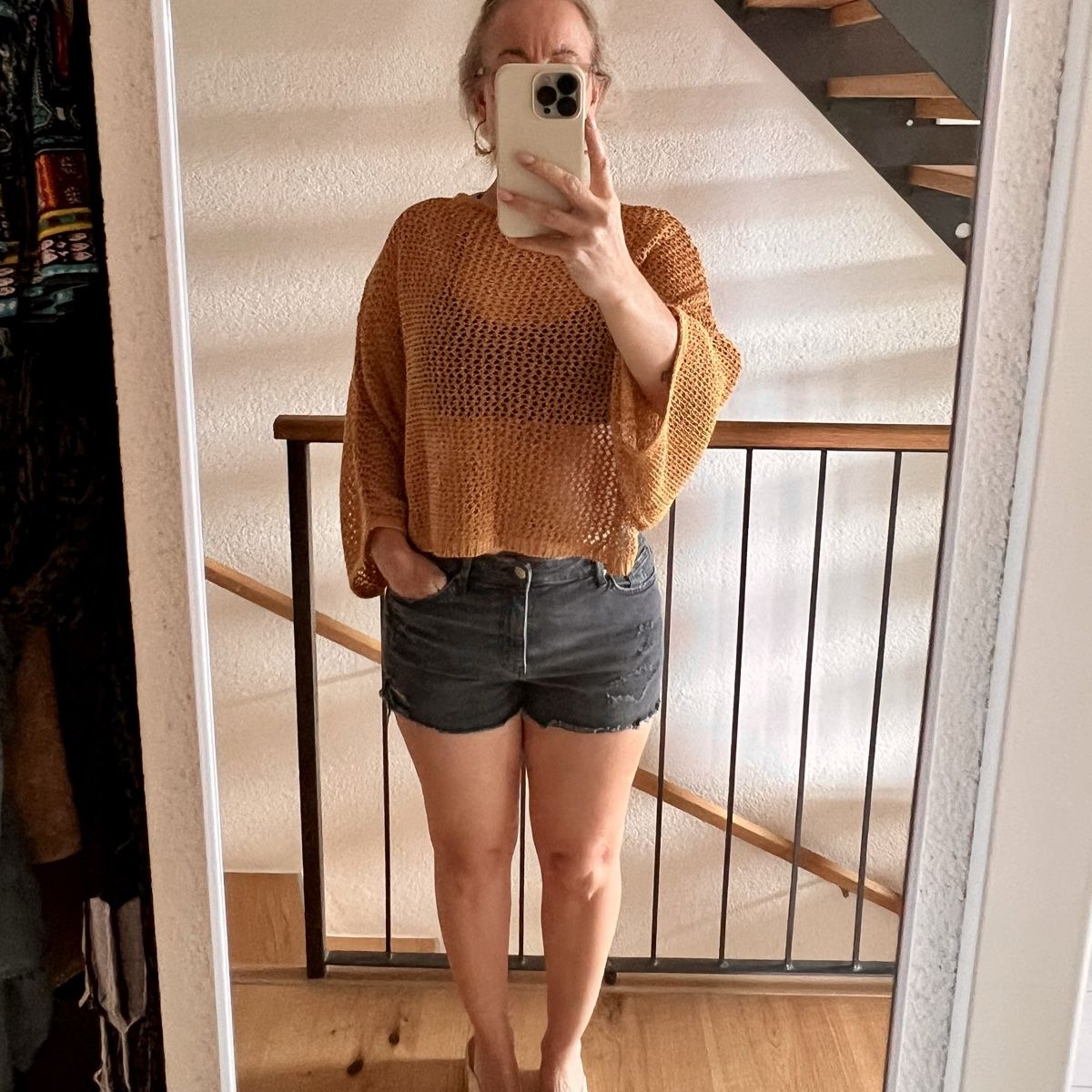 Mango Tops: Crochet Top – Neu (gemäss Beschreibung) aus Lütisburg von mahee
