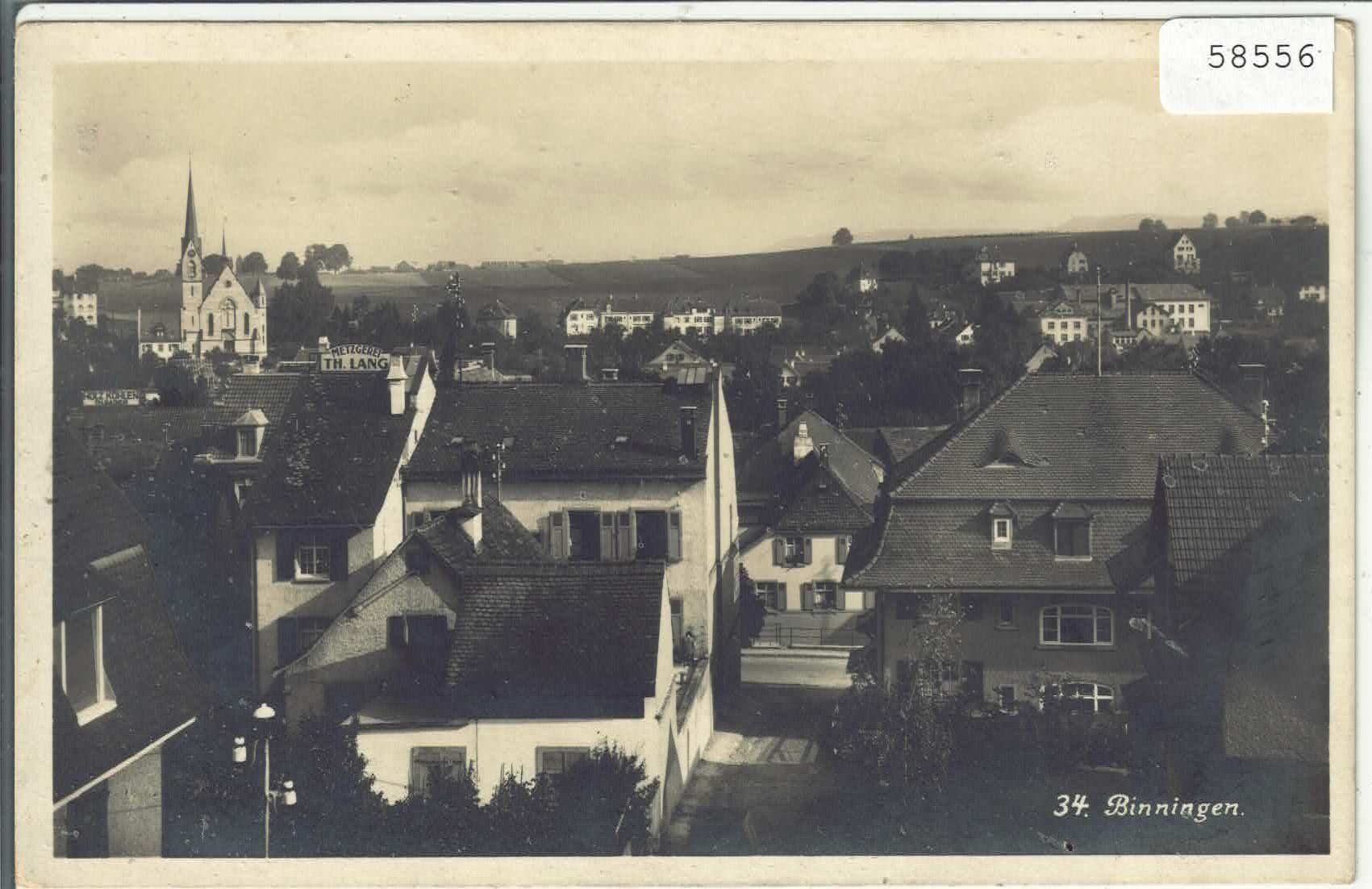 Cartoline postali: Binningen - Dorfpartie – Usato da Ettingen venduto da Kartenplanet