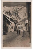 PONTRESINA Dorfgasse - Ski-Läufer