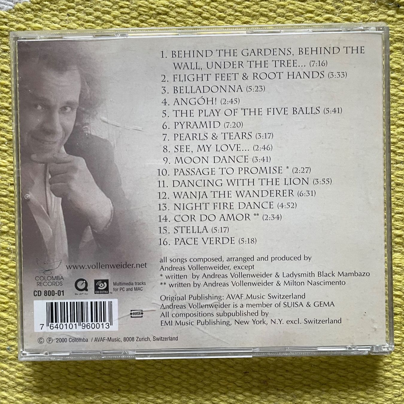 CDs: ANDREAS VOLLENWEIDER-THE ESSENTIAL  BEST OF – Gebraucht aus Rorschacherberg von CD-Roli 1