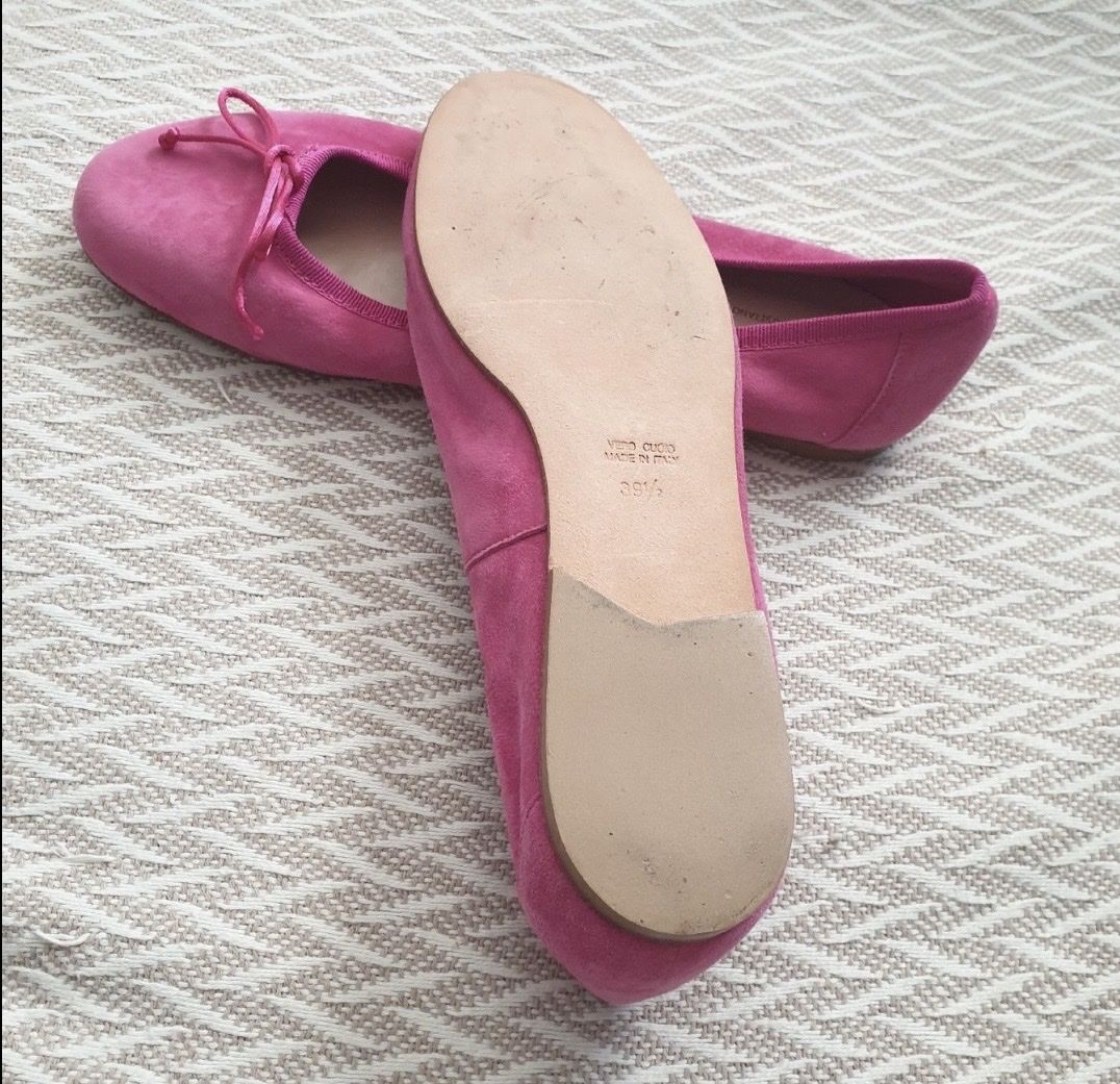 Scarpe da donna: Positano pinke Echtlederballerinas Gr. 39.5 – Usato da Frauenfeld venduto da Classiclover 2