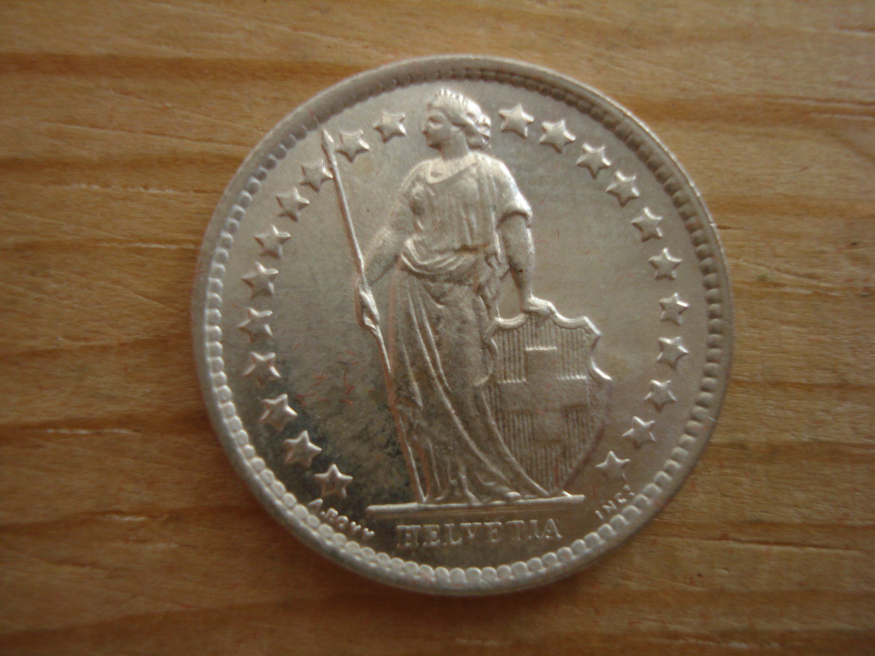 Tutti le monete: (S1)      1/2 Franken 1963 STGL – Usato da Erlach venduto da Net-Coins 1