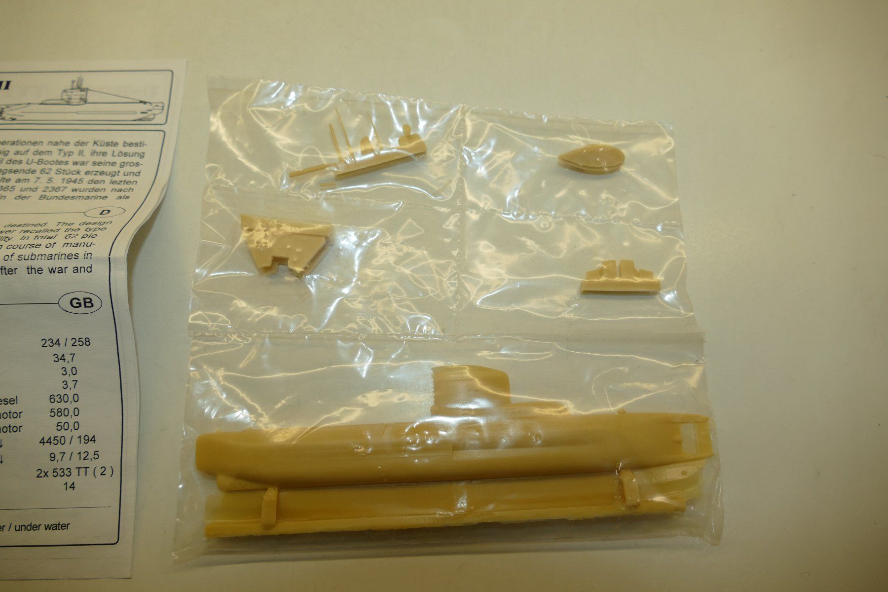 Kit di modellismo & Modellini statici: Artitec 1:200: Deutsches U-Boot Typ XXIII – Nuovo (secondo la descrizione) da Niederhasli venduto da rail-duerst 2