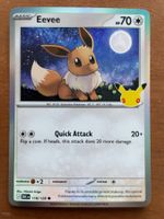 Pokemon Eevee Holo 30 Jahre (Versand gratis)