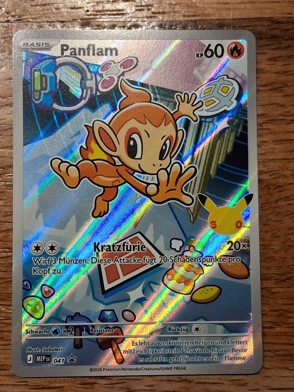 Pokémon Sammelbilder & Trading cards: Pokemon Panflam – Neu (gemäss Beschreibung) aus Rüegsau von MarioStrahm