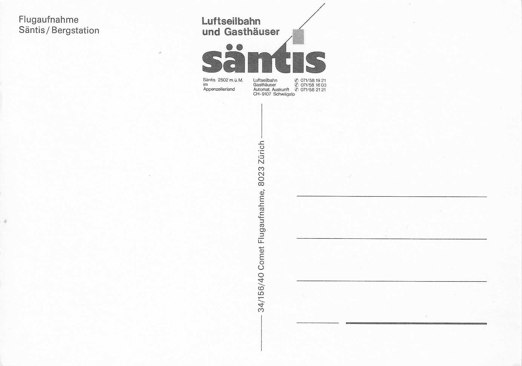 Cartoline postali: Säntis Bergstation AI – Nuovo (secondo la descrizione) da Rothrist venduto da Stranglehold 1