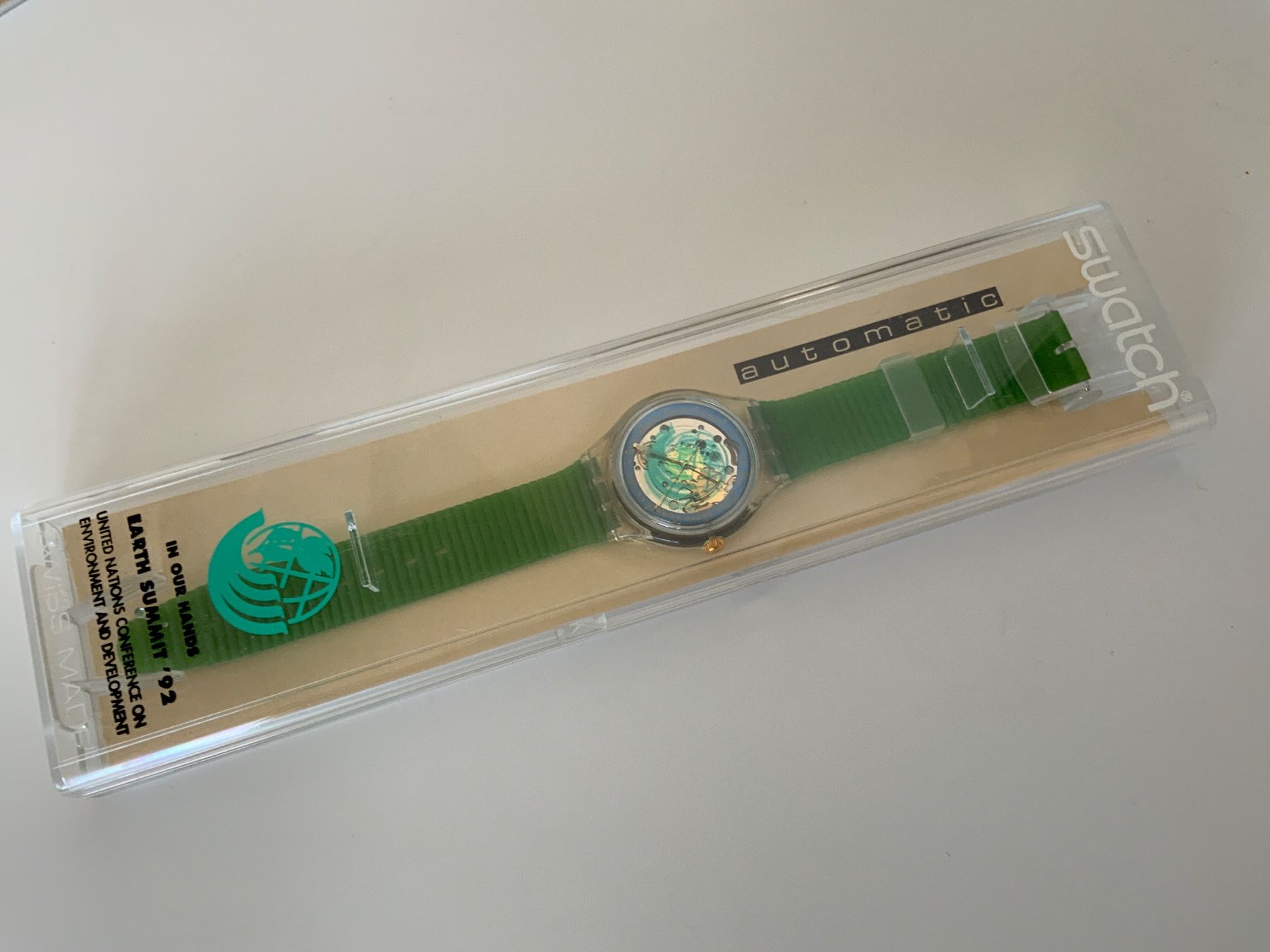 Swatch Orologi: TIME TO MOVE Swatch AUTOMATIC ungetragen - VINTAGE – Nuovo e nell'imballaggio originale da Wettswil venduto da rotonda 4