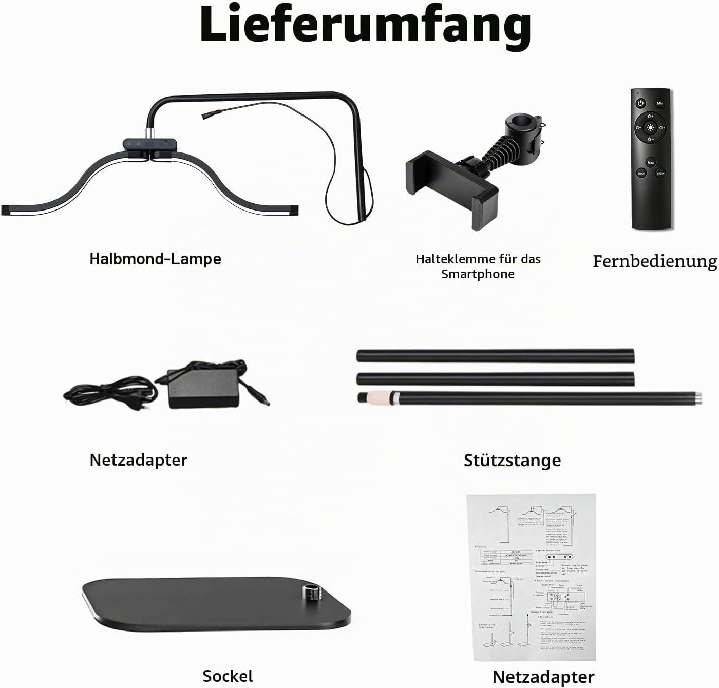 Lampade: Wimpern Lampe LED Beauty Licht mit Handyhalter dimmbar – Nuovo e nell'imballaggio originale da Zürich venduto da jasminleut 5