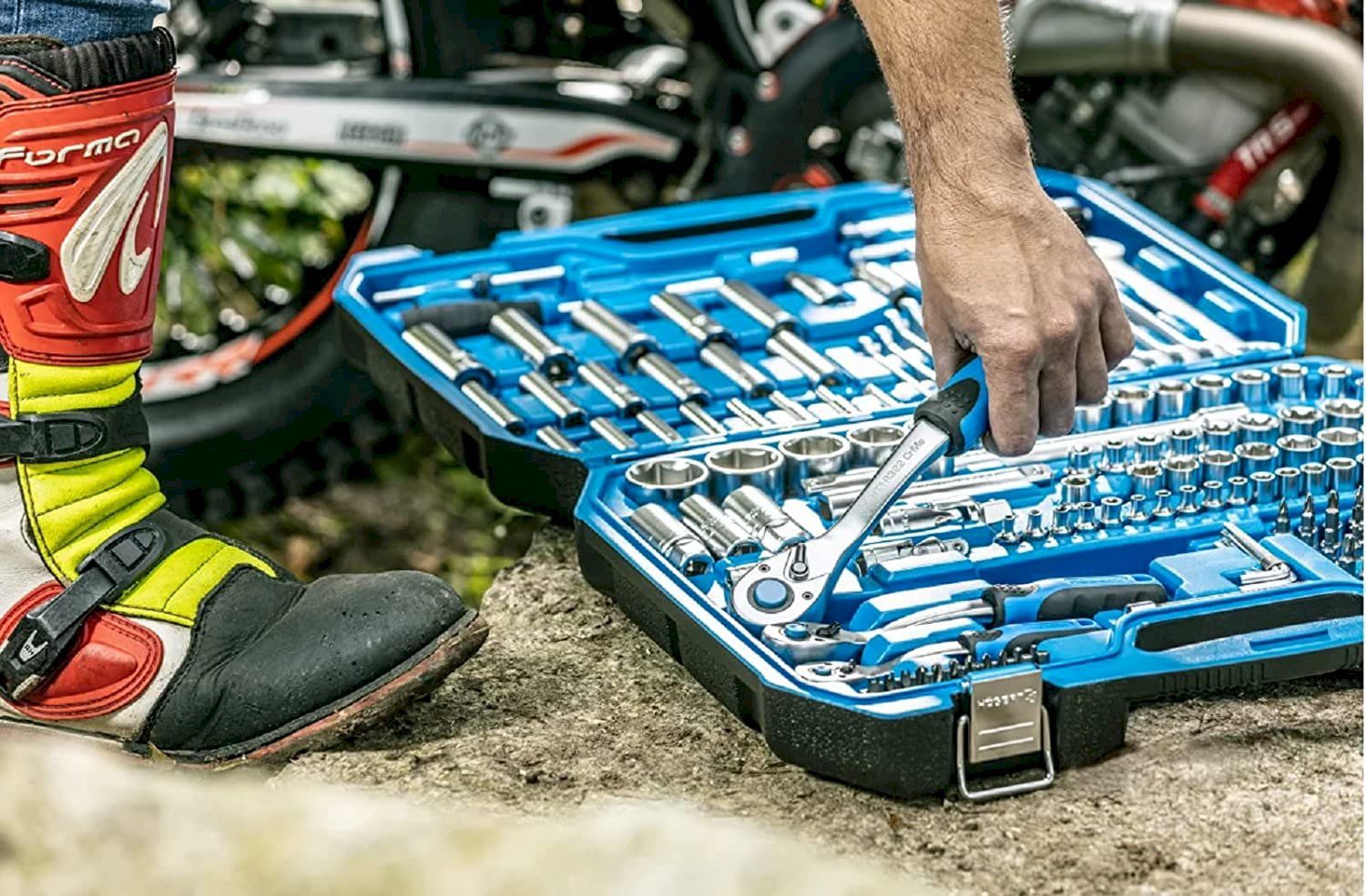 Tous les outils: Högert Technik Werkzeugset 222-tlg – Neuf avec emballage d'origine à Bottighofen par zaap 3