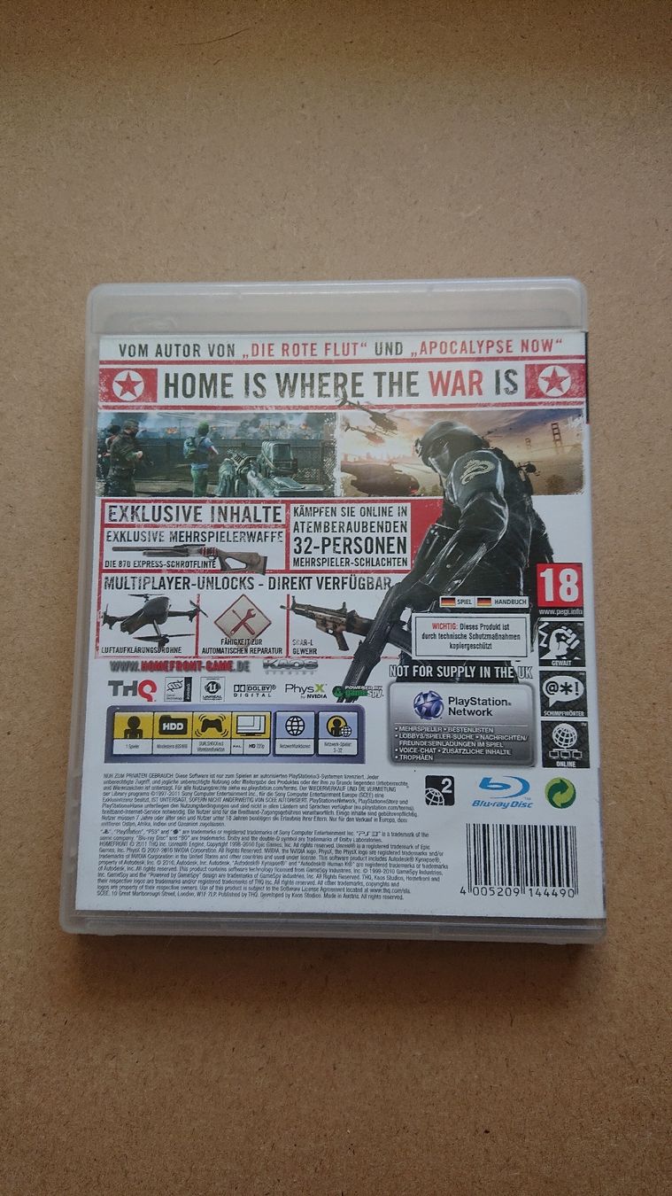Spiele: Homefront Ps3 – Gebraucht aus Chur von FreakofRarity 1