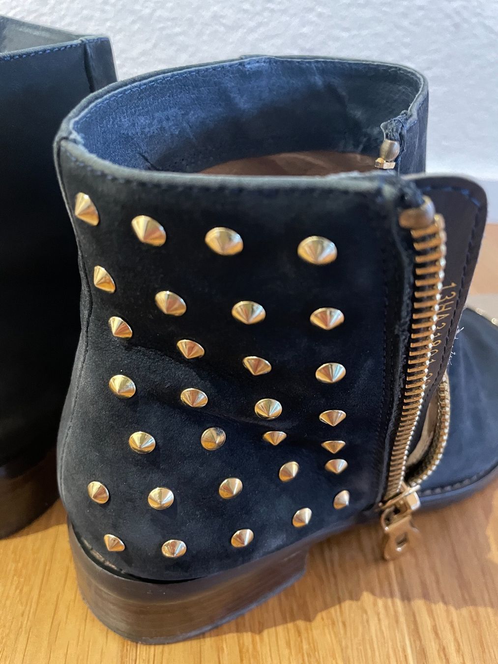 Scarpe da donna: Leder Stiefel 37 dunkelblau – Usato da uster venduto da 2017c 6