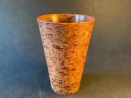 Vintage Handgefertigt Steinbecher aus Jaspis