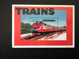 GRENADA 1999 TRANSPORT TRAINS ** Luxus (B50)