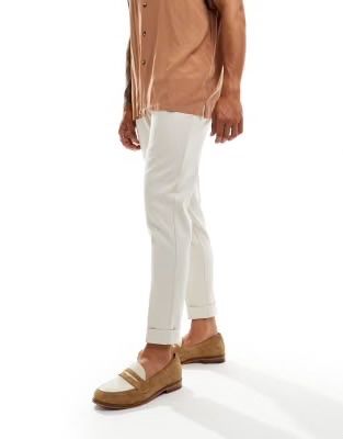 ASOS elegante Chino in Ecru, 32/34 neu