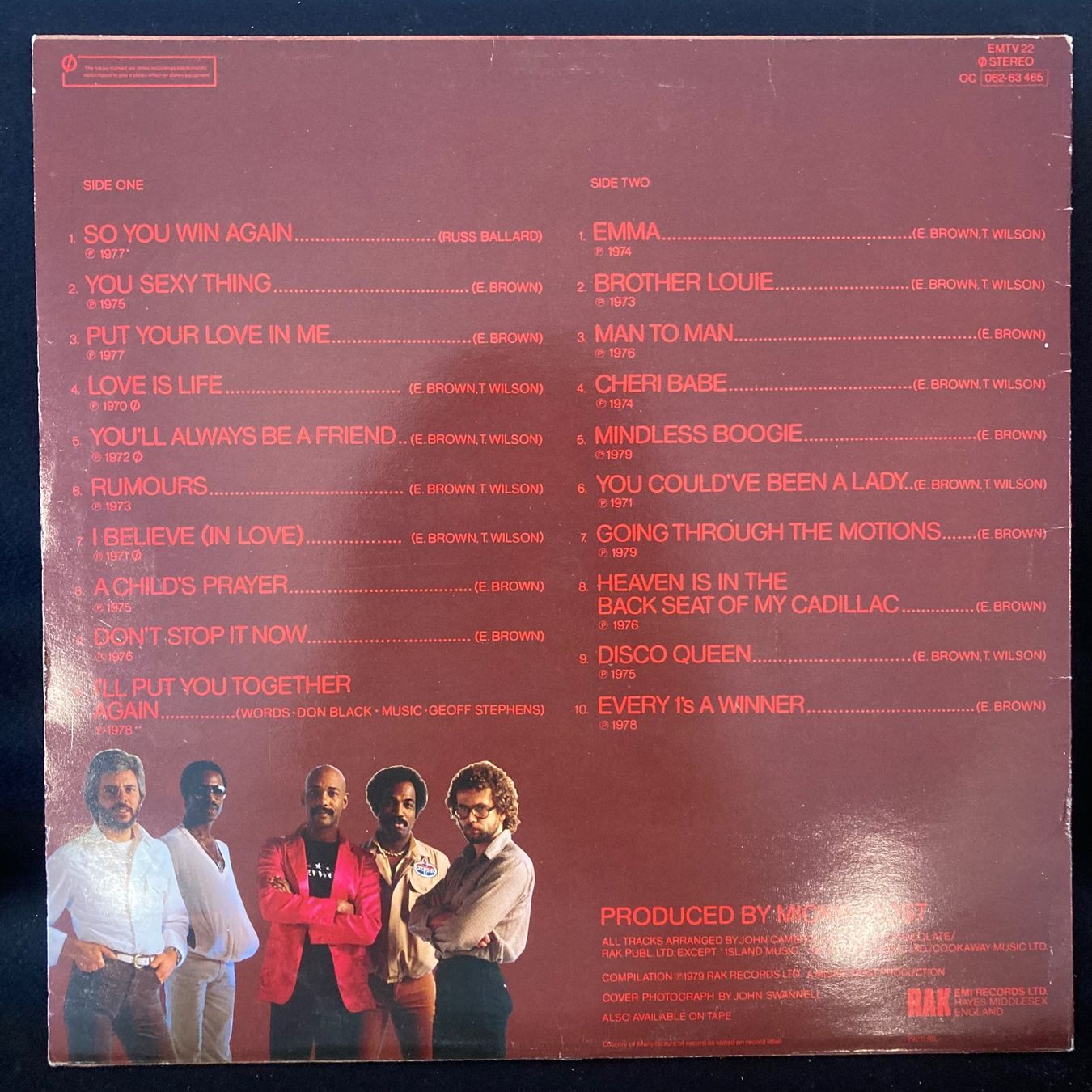 Dischi in vinile: Hot Chocolate / 20 Hottest Hits – Usato da St.Gallen venduto da Out-take 1