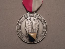 Medaille Stadtpolizei Zürich Polizei Schiessen 1989 Police