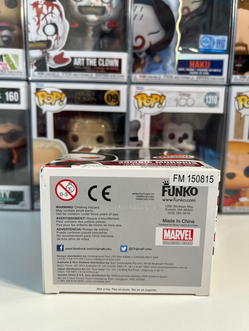 Funko Statuette: Funko POP Marvel Collector Corps Zombie Morbius Sortie 2015 – Usato da Le Mouret venduto da perfectbijou 5