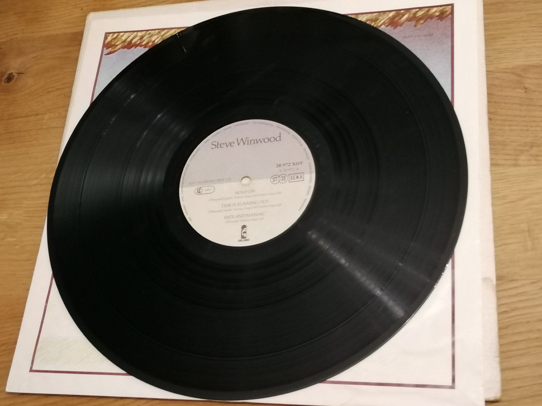 Schallplatten: LP - Steve Winwood - Vinyl Schallplatte – Gebraucht aus Basel von vintagecollector 2