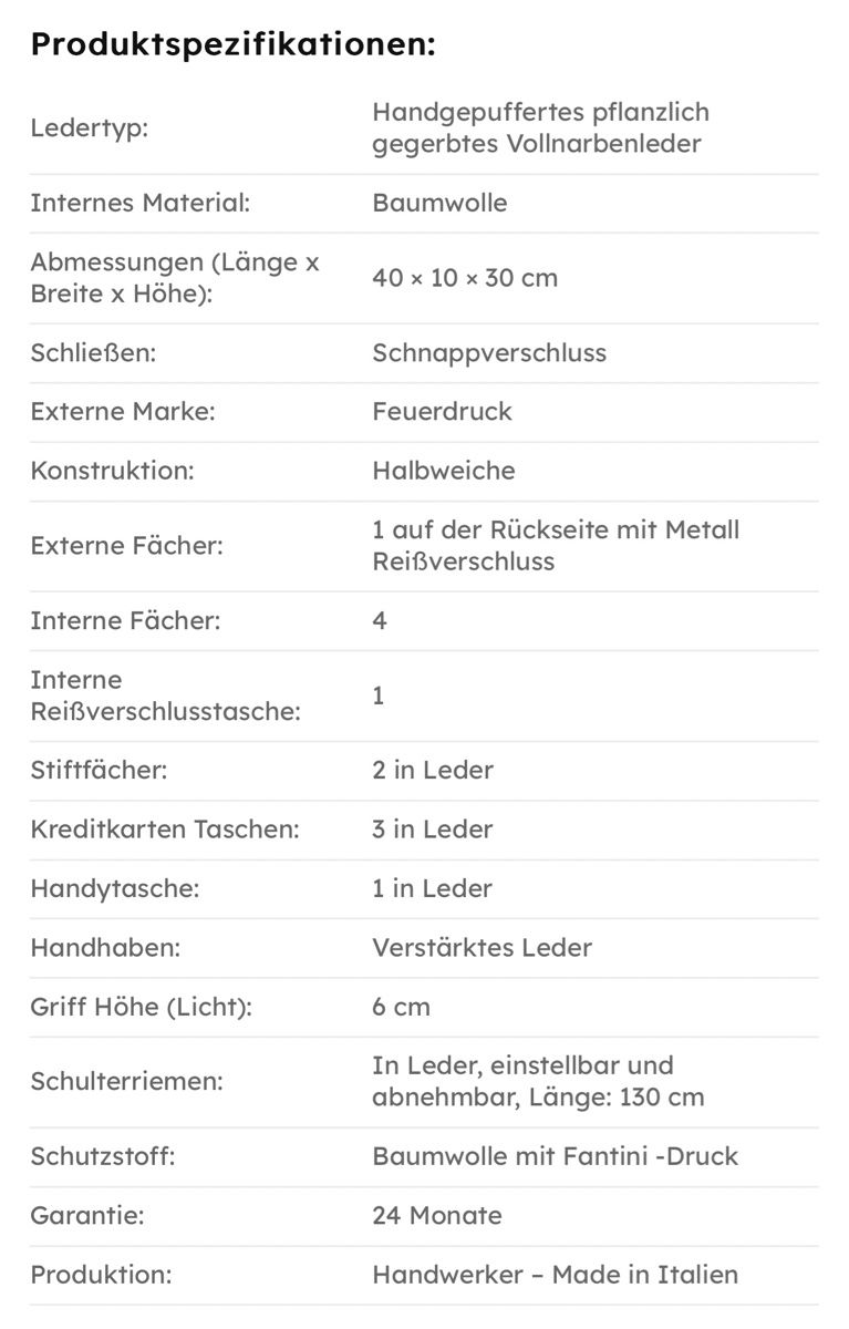 Valigie & Borse: Aktentasche aus Leder Shanghai – Nuovo e nell'imballaggio originale da Wittenbach venduto da WWW.DRILUBAGS.CH 7
