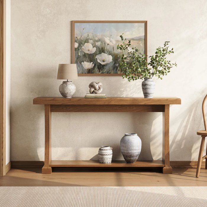 Tavoli: Konsolentisch 160cm 2 Ebenen Holzoptik – Nuovo e nell'imballaggio originale da Gretzenbach venduto da Genfi-Shop 4