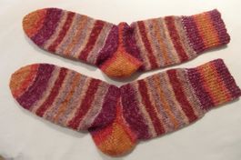 handgestrickte Socken Grösse 38/39