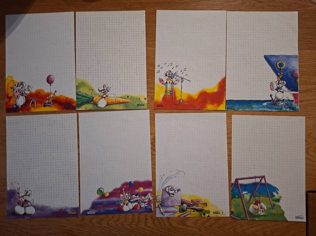 Papiere: Seltene Diddl Blätter A5 Set 5 – Gebraucht aus Bischofszell von bodesuri16