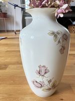 Vintage Porzellanvase mit Rosenmotiv