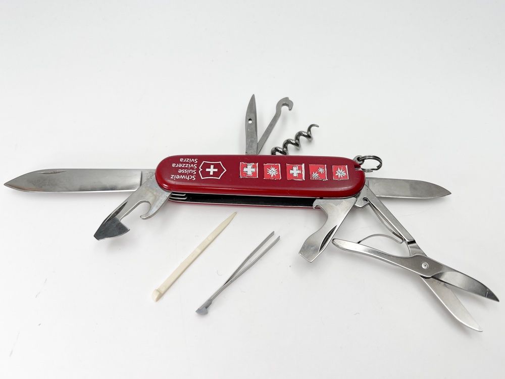 Victorinox Coltelli tascabile: Sackmesser Victorinox, rot, gebraucht – Usato da Häusernmoos venduto da adlerfedern 3