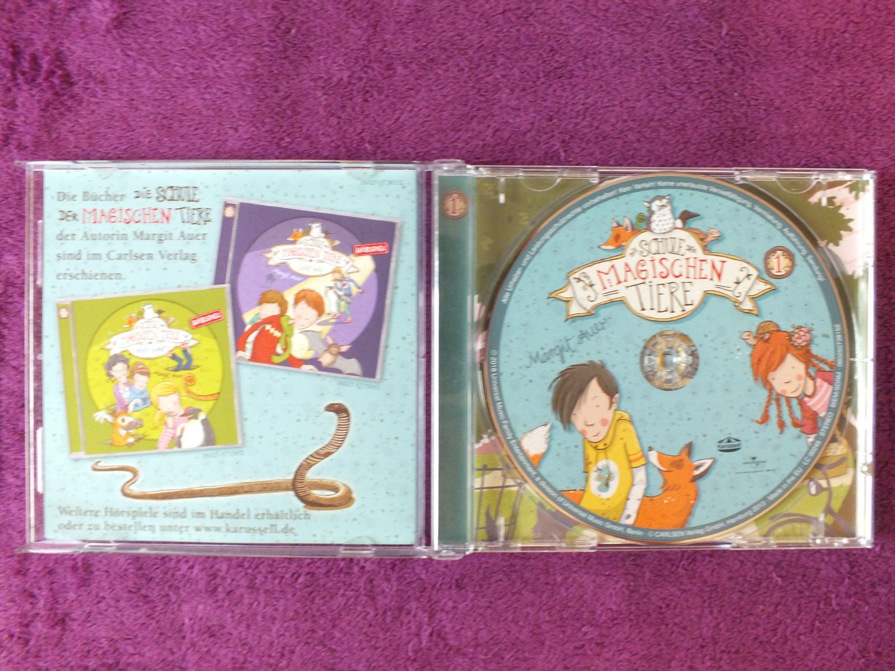 CDs: Die Schule der magischen Tiere Folge 1 -  CD – Gebraucht aus Müllheim Dorf von Seeeule01 2
