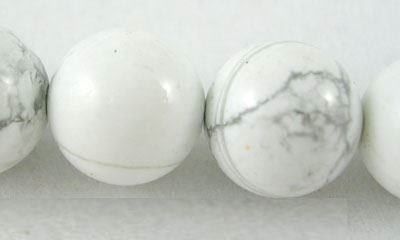 Perle (finte): Howlite Perlen weiss natural 10mm – Nuovo (secondo la descrizione) da Alpnachstad venduto da perlengaby 1