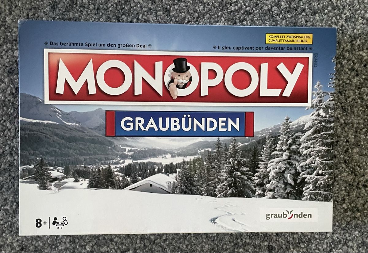 Giochi: Monopoly Graubünden Brettspiel neuwertig – Nuovo (secondo la descrizione) da Au ZH venduto da Jaggy4