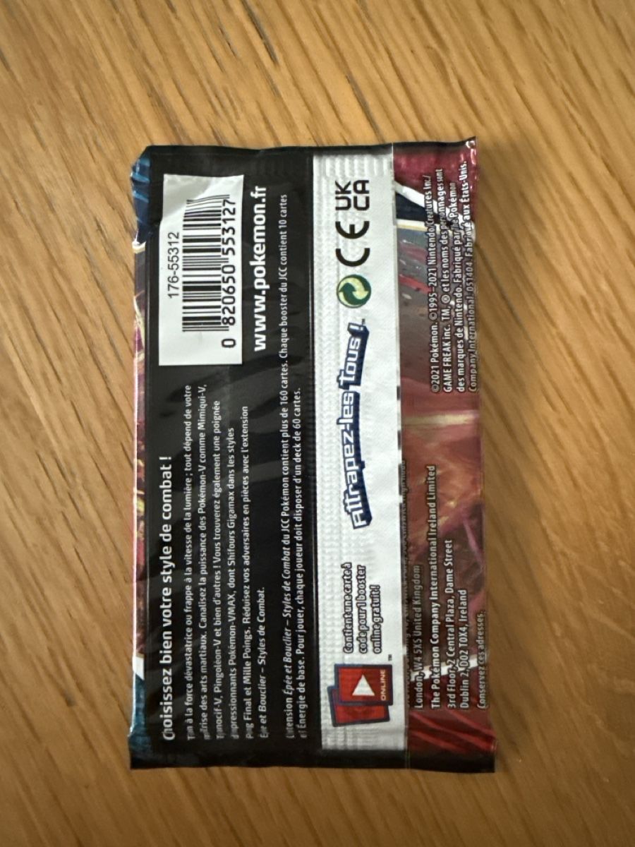 Pokémon Carte collezionabili: Booster Pokémon Épée et bouclier  – Nuovo e nell'imballaggio originale da Martigny venduto da Jul_Favre 1