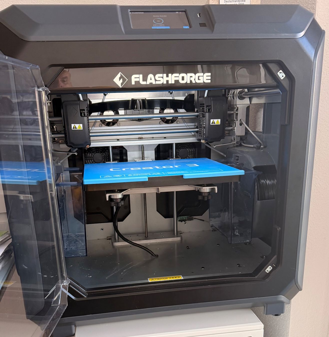 FlashForge Stampanti 3D: 3D Drucker Flashforge Creator 3 dual Extruder – Usato da Wohlen AG venduto da Csieber