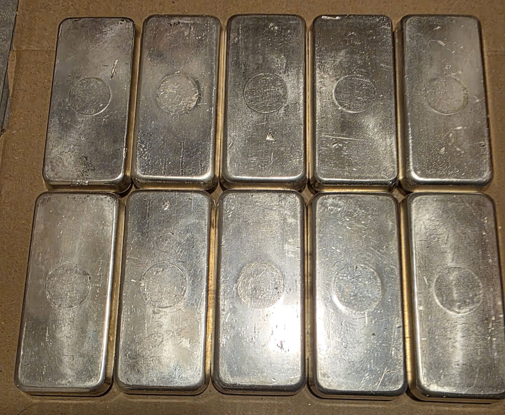 Métaux précieux: 10x Silberbarren à 1kg – D'occasion à Aetingen par Flssig 1