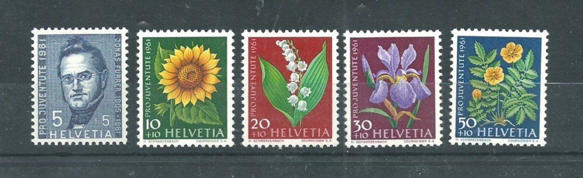 Tutti i francobolli: 1961 Pro Juventute – Usato da Trübbach venduto da Sammer51