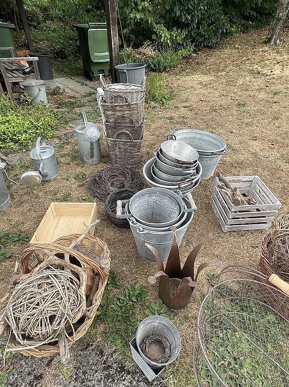 Alle Dekorationen: Gartendeko Zink und Korbwaren – Gebraucht aus Aarau Rohr von susa_ 1