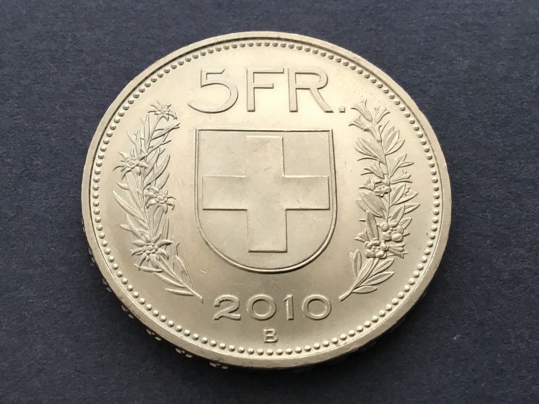 Tutti le monete: 5 Franken 2010 unzirkuliert – Nuovo (secondo la descrizione) da St. Margrethen SG venduto da alfapeugeot10