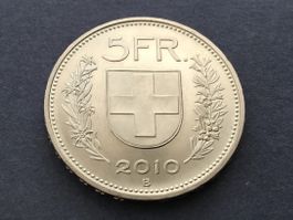 5 Franken 2010 unzirkuliert