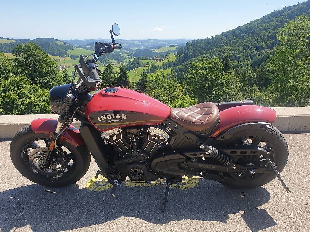 Chopper: INDIAN SCOUT BOBBER 35kw / 70kw 6000km frisch ab MFK – Gebraucht aus Laupen ZH von Cougar70