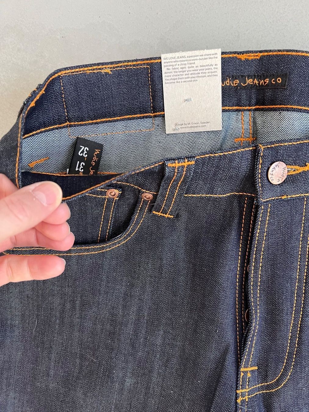 Nudie Jeans: Nudie Jeans AVERAGE JÖRG 31/32 – Nuovo e nell'imballaggio originale da Neuhausen venduto da mike.a. 1