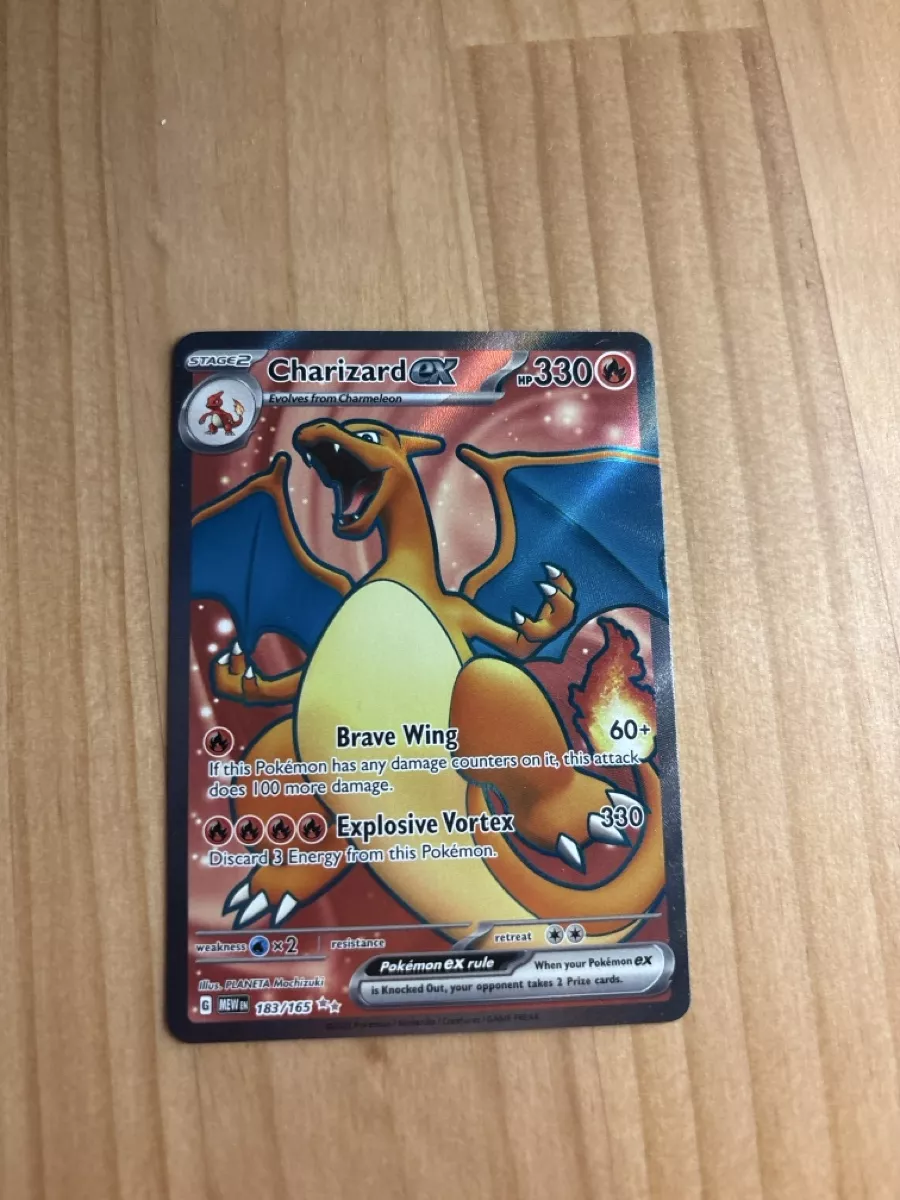 Pokémon Carte collezionabili: Charizard Ex, 151, englisch – Usato da Bern venduto da Pokescherti