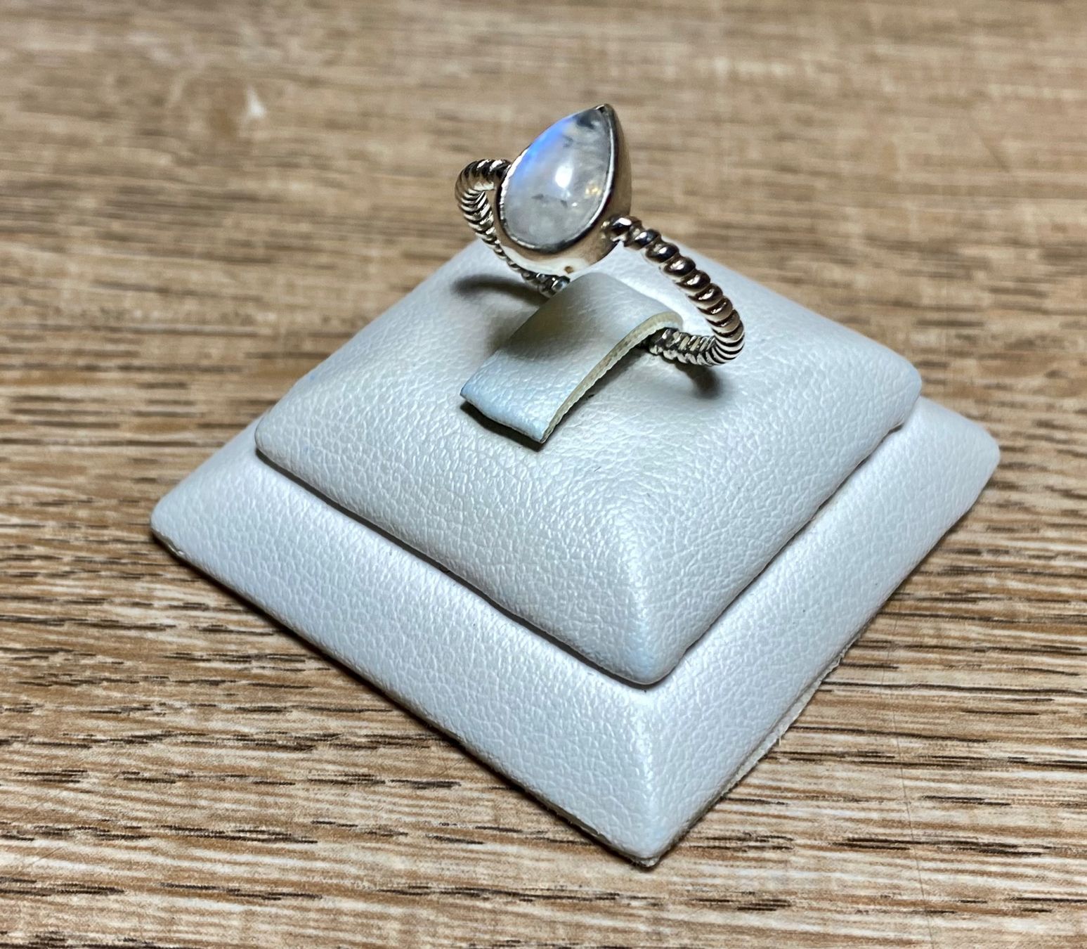 Ringe: 925 Silber Ring - natürlicher Mondstein - Tropfenform – Neu und originalverpackt aus Laax von Kiki_Kingdom3 9