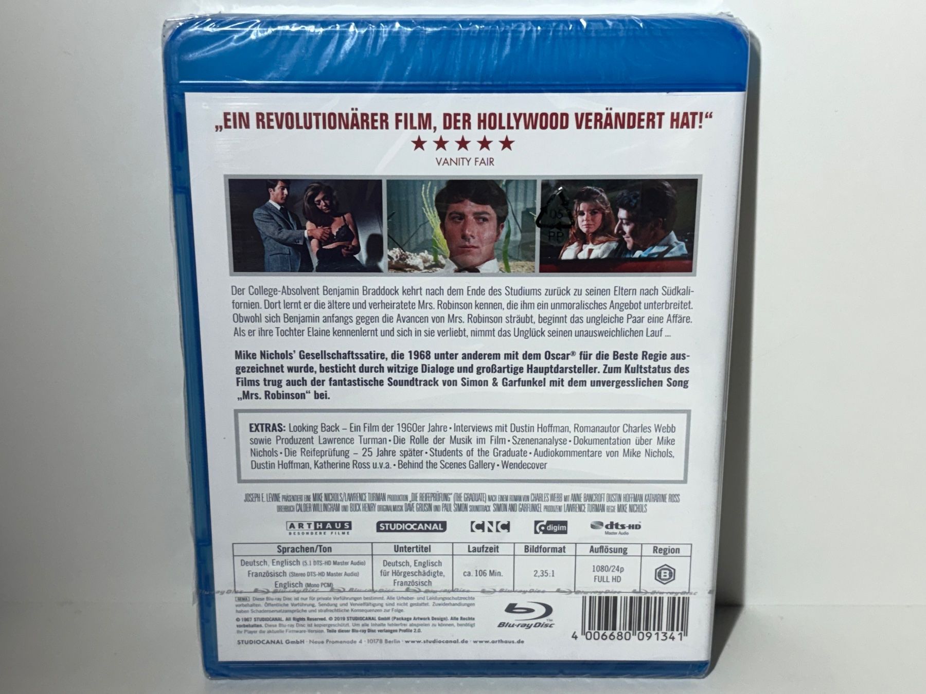Tutti i DVDs: Die Reifeprüfung Blu Ray OVP – Nuovo e nell'imballaggio originale da Wilderswil venduto da Mr.Fury 1