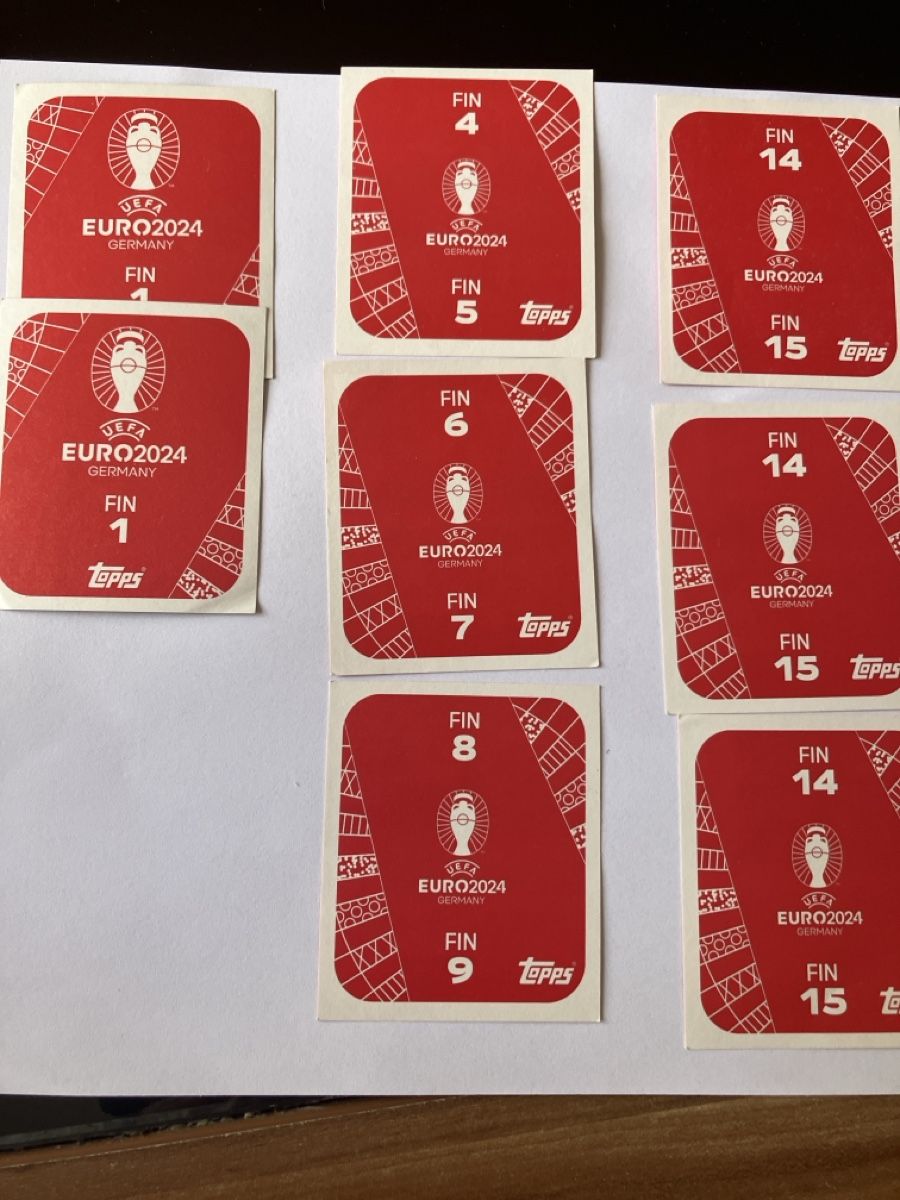 Topps Carte collezionabili: Finnland Topps Sticker SET Euro 2024  – Usato da Bülach venduto da gmeli84