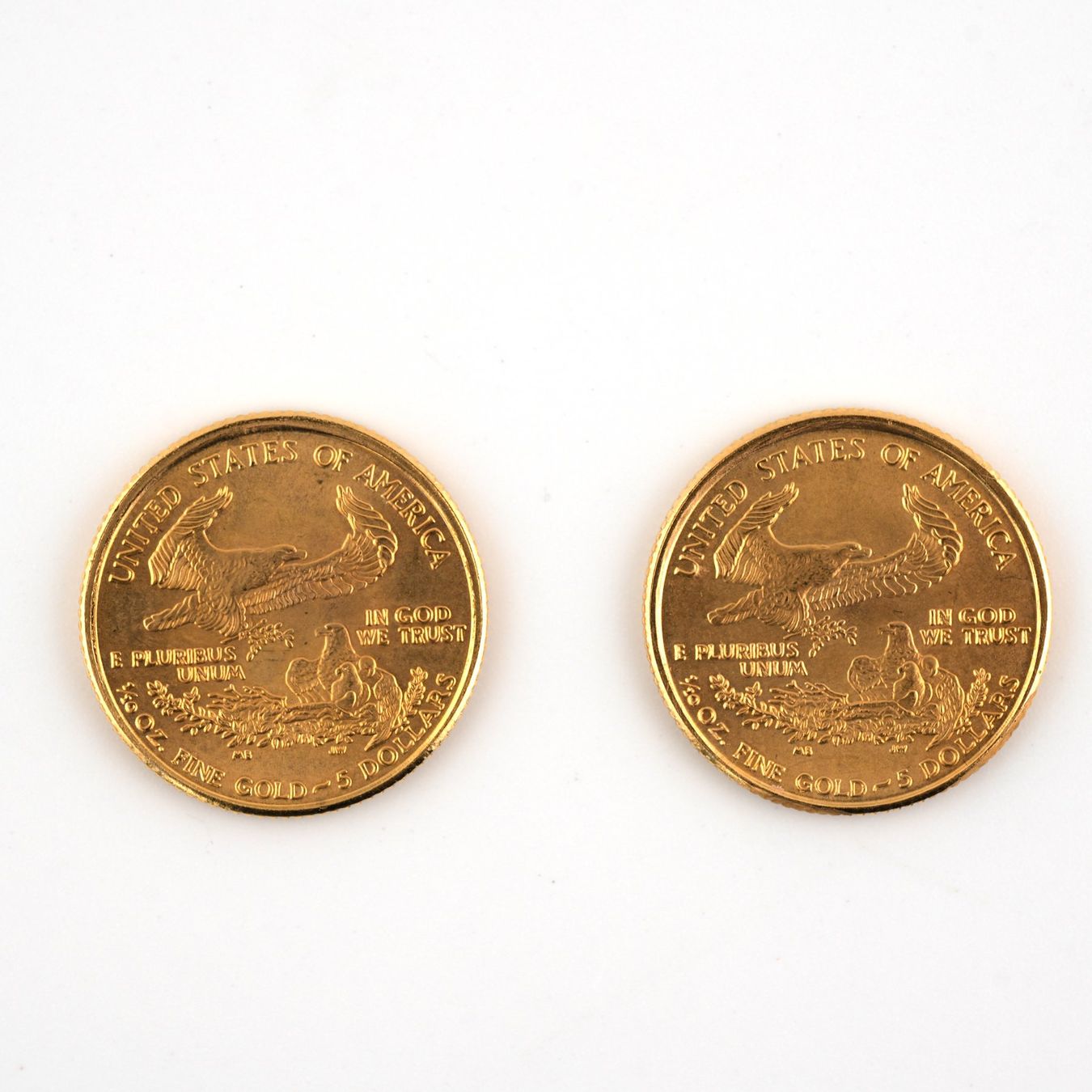 Tutti le monete: 2x 1/10 oz Feingold 5 Dollars – Usato da Basel venduto da Edelmetallhaus.com 1